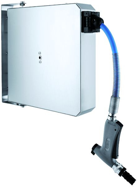 KBS Waschbrause mit 6 m Schlauch Schlauchaufroller, Handbrause, 20930017