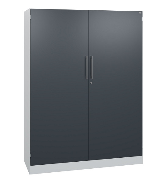 C+P Flügeltürenschrank Asisto, H1635xB1200xT435mm, 7035/7016, 141011-000 S10081