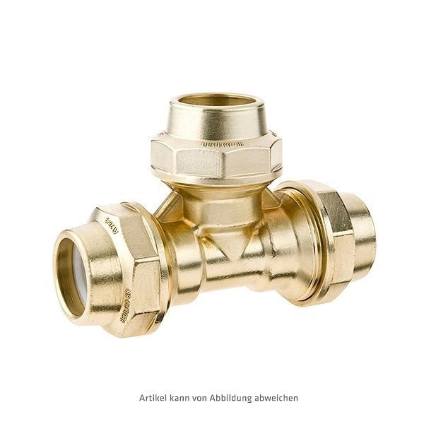 BEULCO T-Stück gleich (3xKunststoff) ohne Stützrohr Durchmesser 63 mm, 124084