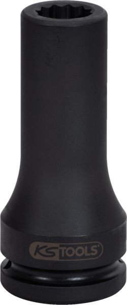 KS Tools 3/4" Kraft-Stecknuss Vielzahn, lang, 17mm, 455.0010