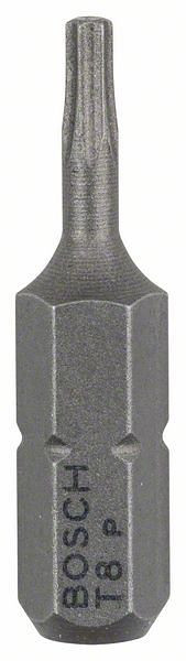 Bosch Schrauberbit Extra-Hart T8, 25 mm, 3er-Pack, VE: 5 Stück, 2607001601