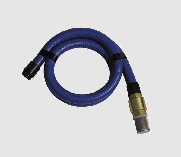 Cemo PVC-Saugschlauch 1,6 m, mit Fußventil und Filter, 7783