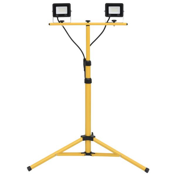 vidaXL LED-Fluter mit Stativ 2x20 W Kaltweiß, 149659, 8720286342886