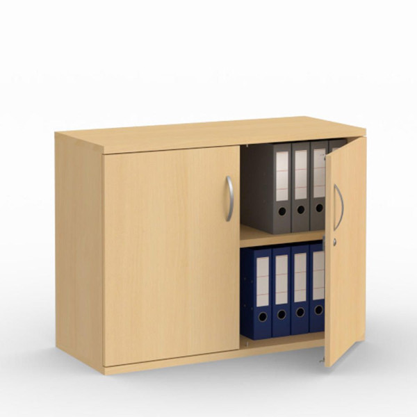 Deskin Flügeltürenschränke MULTI M pro, Buchedekor, B 1000 x H 780 x T 420 mm, 278062