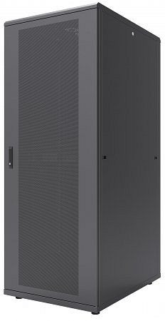 INTELLINET 19" Serverschrank, 42 HE, 2057 (H) x 800 (B) x 1200 (T) mm, Schutzklasse IP20, Flatpack, schwarz, 713733