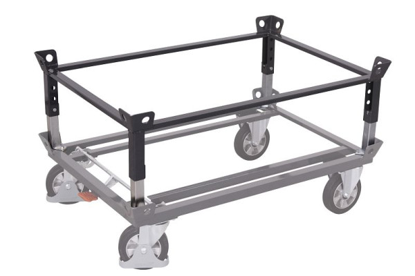 VARIOfit Aufsatzrahmen, Ladefläche: 810 x 610 mm, RAL 7016 anthrazitgrau, zsw-870.101/AG