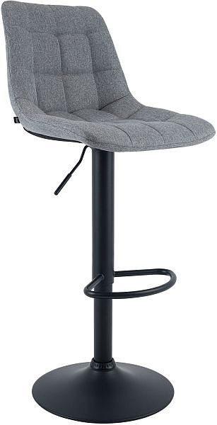CLP Barhocker Mapun Stoff, grau, 327290, 4255716374983