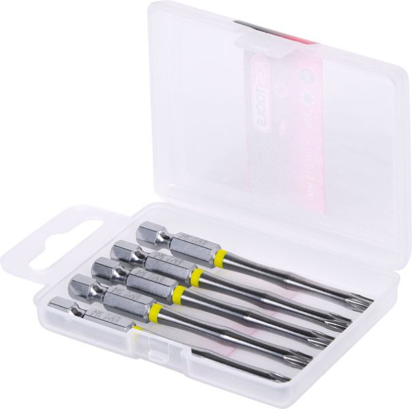 KS Tools 1/4" TORSIONpower Bit Torx, 75mm, T25, VE: 5 Stück, 918.3566