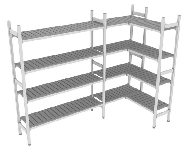 NordCap Regalsystem Z 260-140 / 264-144, 1375 / 850 / 700 x 375 x 1850 mm, 528901064