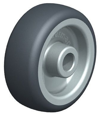 Blickle TPA 50/8G Rad aus Thermoplastisches Gummi-Elastomer, Grau, 380030