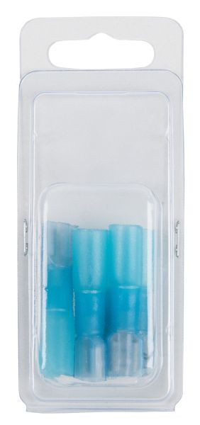 KS Tools Sortiment isolierter Quetschverbinder, blau, AWG16-14, 6-teilig Buchse, 970.0680