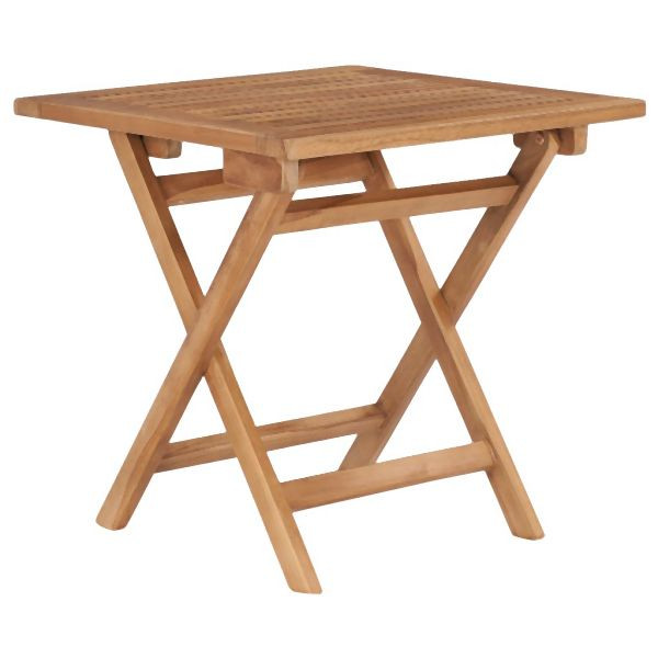 vidaXL Gartentisch Klappbar 45x45x45 cm Massivholz Teak, 48977
