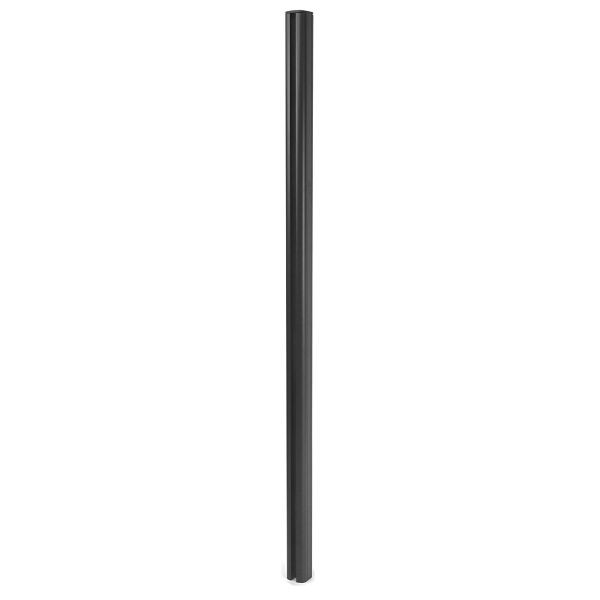 Mendler Alu-Pfosten Sarthe-WPC-Zaun, Pfeiler Pfahl, Stecksystem, 240cm, anthrazit, 76245