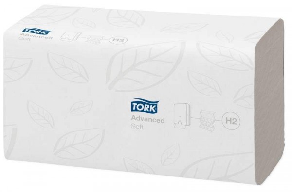 Tork Xpress weiß 21x26cm 2-lagig, Multifold Handtuch H2, VE: 21x180 Tücher, 2056581