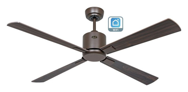CasaFan Deckenventilator Eco Neo III 132 Lack bronze-Nussbaum/Kirsche WiFi, 949212W