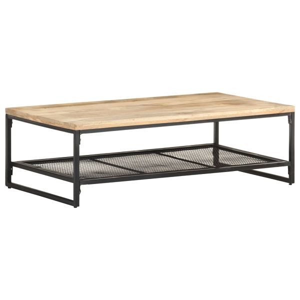 vidaXL Couchtisch 110x60x35 cm Mango Massivholz, 320244
