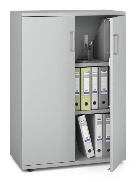 Deskin Flügeltürenschrank MULTI MODUL-PRO, Dekor lichtgrau, B 800 x H 1140 x T 420 mm, 351730