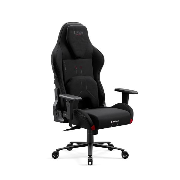 Diablo Chairs Gaming Stuhl Diablo X.One Prime Schwarz, normale Größe, Kohle-Schwarz, 1678