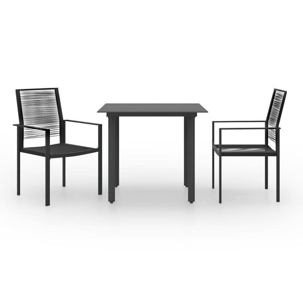 vidaXL 3-teilig Garten-Essgruppe, 3060261, 8720286241837