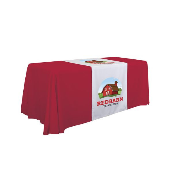 Showdown Displays Tischhusse Standard 28x80“ Druck Full-Bleed Sublimation, TRS28-80GSUB