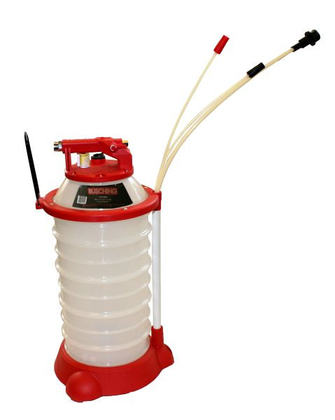 Busching Vakuumpumpe "Druckluft" 19L, fahrbar, inkl. 3 Sonden 6x4/7x5/10x8mm, 100392