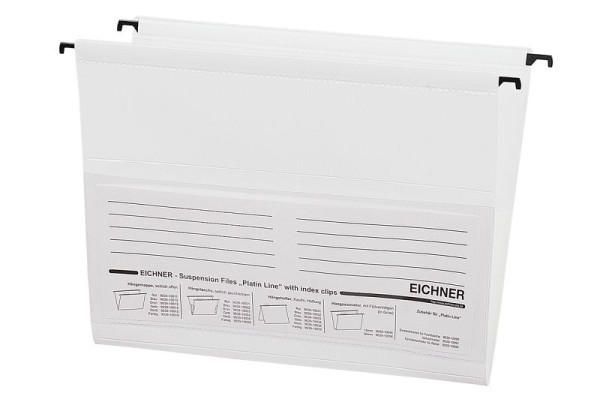 Eichner Hängetasche Platin Line aus PVC, Weiß, VE: 10 Stück, 9039-10025