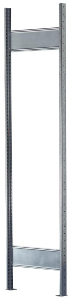 Schulte MULTIplus T-Profil-Rahmen, unmontiert, 2 Tiefenriegel, 1800x300 mm, RAL 7035 lichtgrau, 32920
