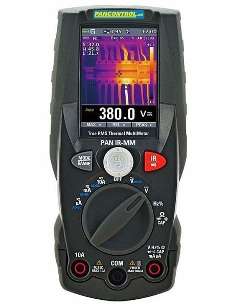 PANCONTROL Digital-Multimeter True RMS +IR-Kamera -20° ~ +260°C, 2,4" Farb-Display 240 x 320, PAN IR-MM