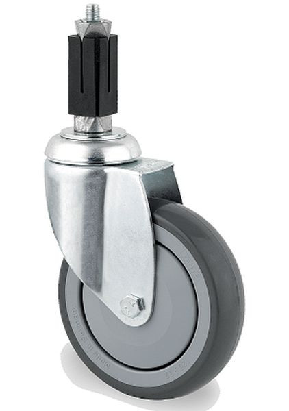 KBS Rollen-Kit für Arbeitstische, 4 Rollen - 2 davon mit Bremse, 90191003