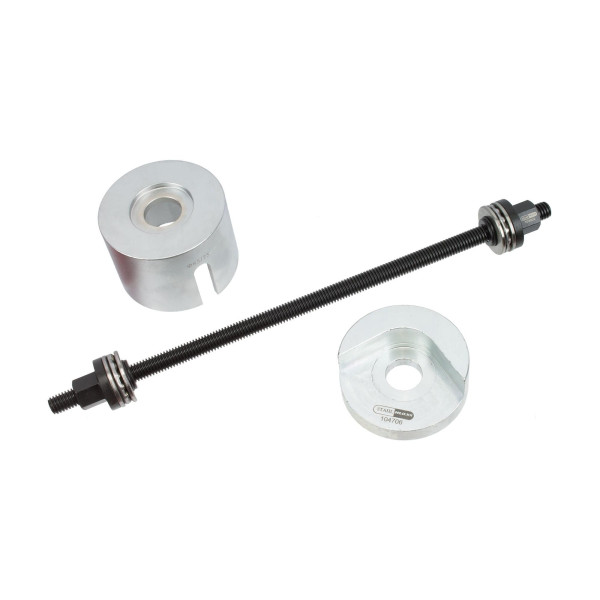 Stahlmaxx Werkzeugset / Spezialwerkzeug zum Einpressen der Hinterachslager mit Spindel (Opel), XXL-106682