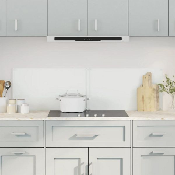 vidaXL Küchenrückwände 2 Stück Transparent 70x40 cm Hartglas, 3315789