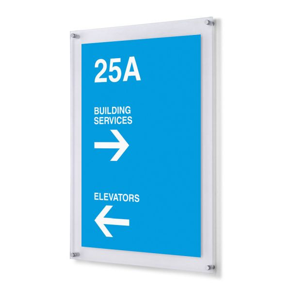 Showdown Displays Schildersystem FS25 mit Trägerplatte A2, FS25A2SET