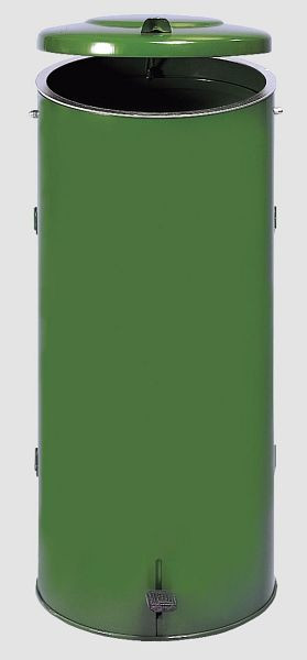 VAR Abfallsammler Kompakt-Doppeltür-Pedal, grün, 1081