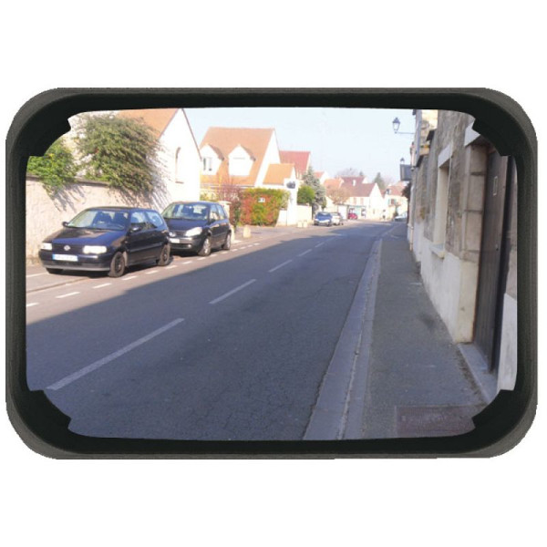 Stein HGS Mehrzweckspiegel Visiom®, eckig, 600 x 400mm / Polymir®, ca. 9 m / 9 kg / 3 Jahre Garantie, auf die Funktion (Spiegelglas, Rahmen, Halterung), 36361