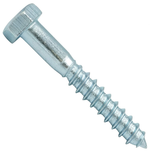 Dönges Sechskant-Holzschraube DIN 571, M8 x 60, galvanisch verzinkt, VE: 200 Stück, 142333