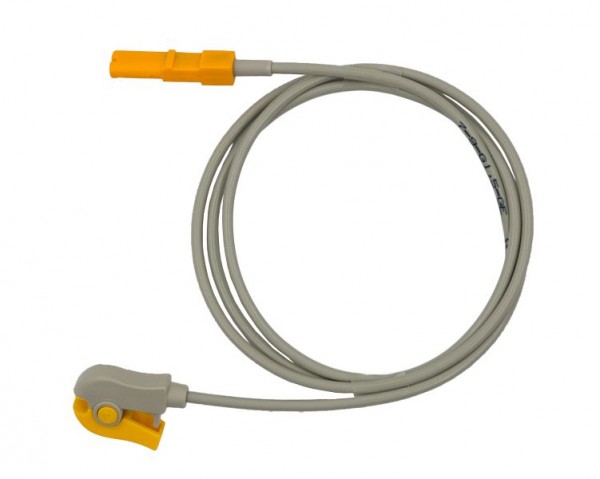 Golmed EKG-Einzelleitung zum VS-Stecksystem, 100 cm, Gelb, 7-9-G1,5 G