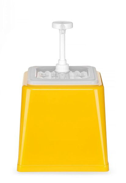 Hendi Spender gelb 2,5 l GN 1/6 200 mm, für Restaurants, 203538