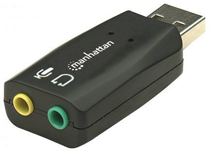 MANHATTAN Hi-Speed USB 3D Sound Adapter, 150859