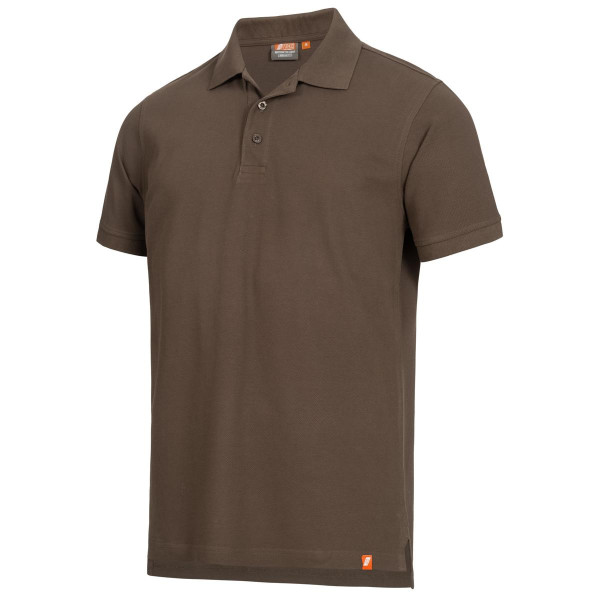 NITRAS MOTION TEX LIGHT, Poloshirt, vorgewaschen, Polokragen, 100% Baumwolle, 200g/qm, Größe: 6XL, Farbe: braun, VE: 20 Stück, 7010-5000-6XL