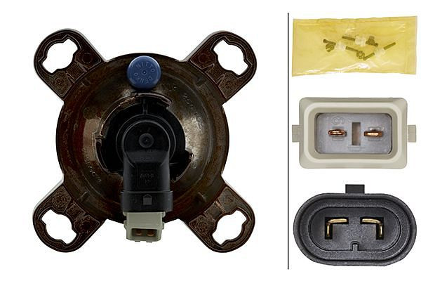 HELLA FF/Halogen-Hauptscheinwerfer, 90mm Performance, 12V, rund, Einbau, ECE/E1 2398/E1 2397, gehärtete Streuscheibe, rechts/links, 1K0 247 043-157