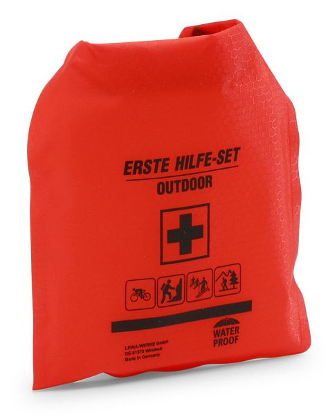 LEINA-WERKE Erste-Hilfe-Set OUTDOOR, DIN 13019, orange, 50062