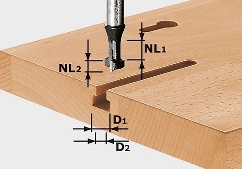 Festool T-Nutfräser HW S8 D10,5/NL13, 491035