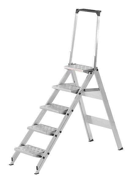 HYMER Sicherheitstreppe mit Bügel, 5 Stufen, Standhöhe 1,15 m, 606305