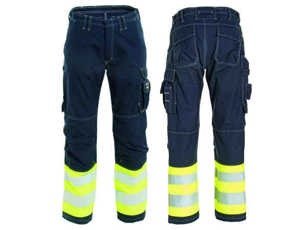 Lemp Bundhose Tera TX Hivis Klasse 1 gelb/marine 52, 667439