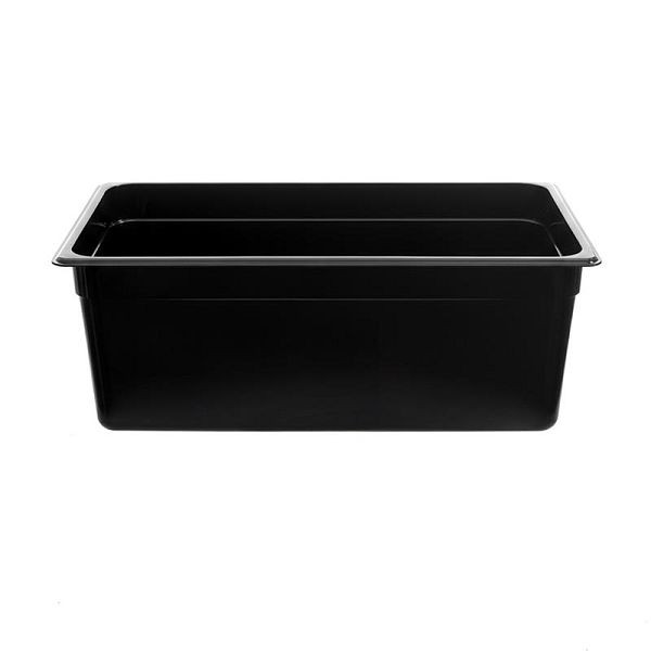 ALLPAX Behälter aus Polycarbonat GN 1/1 Höhe 200 mm schwarz, 10024406