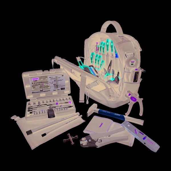 Haupa Werkzeugrucksack BackpackPro+ "Profi", 220830, 4011923630133
