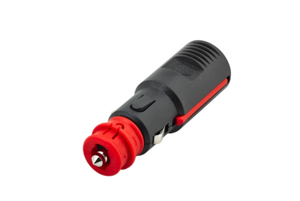 HELLA Stecker, 1-polig, Stecker: Schraubkontakt, Kunststoff, schwarz, 8JA 007 589-021