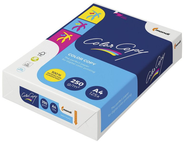 mondi ColorCopy® - A4, 250 g/qm, weiß, 125 Blatt, 8687A25S