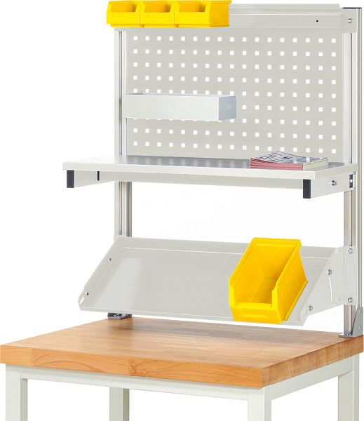 RAU System-Aufbau (Komplettset-01 B750 mm), zur Montage auf Arbeitsplatte, RAL7035, SAE-KM01-0750.12