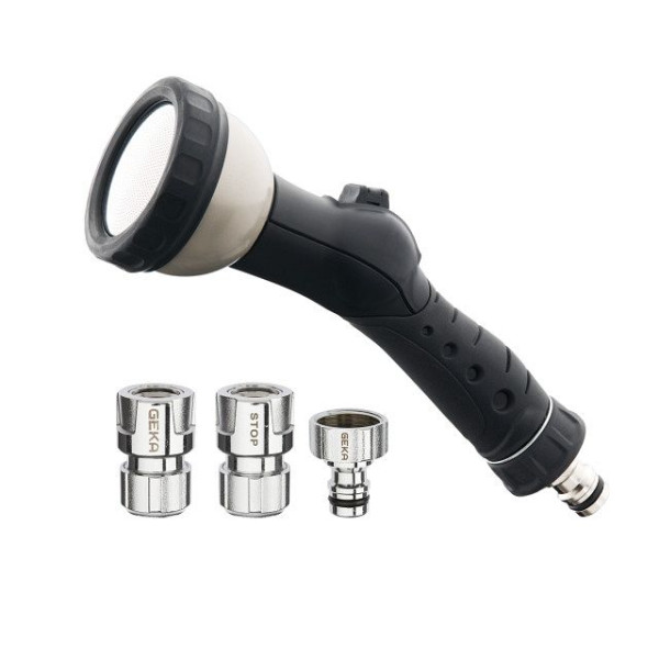 GEKA Starterset Gartenbrause Sommerregen 46.0811.8, 46.0801.8, 46.0841.8 MSCr Karte, VE: 5 Stück, 46.7892.8